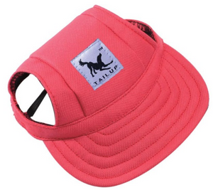 Pet Dog Cap Small Pet Summer Canvas Cap Dog Baseball Visor Hat Puppy Outdoor Sunbonnet Cap