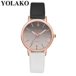 Brand Leather Quartz Women's Watch Ladies Fashion Watch Women Wristwatches Clock relogio feminino masculino W50 - Trend Catalog - 