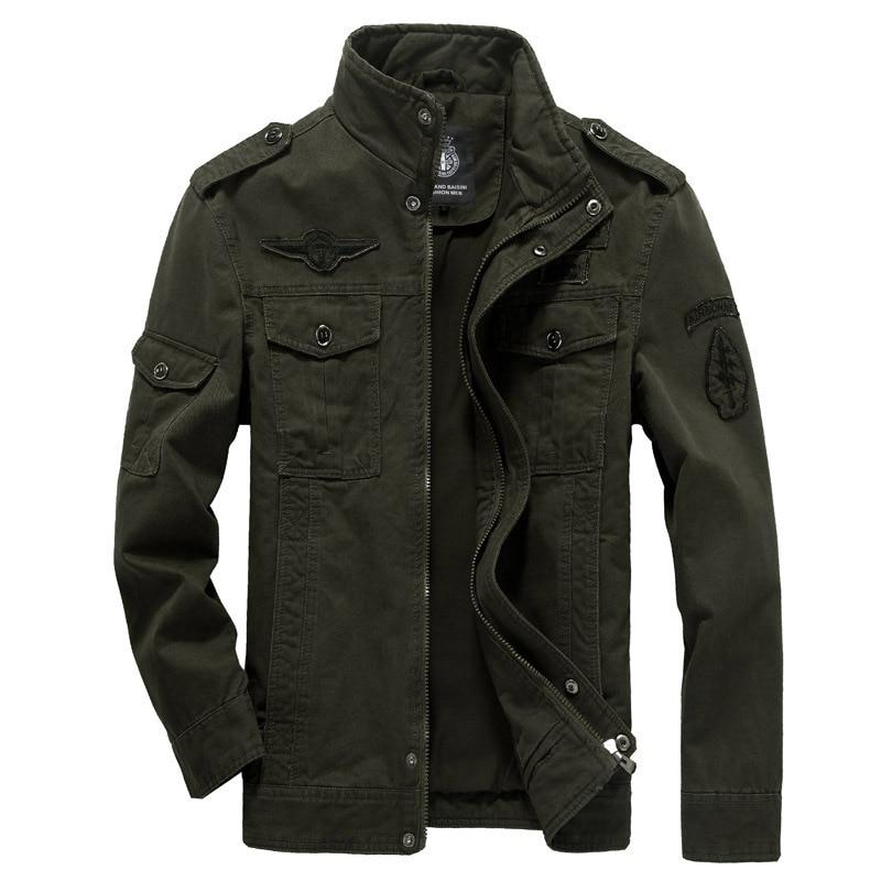 Cotton Military Jacket Men MA-1 Style Army Jackets Male Brand Slothing Mens Bomber Jackets Plus Size M-6XL - Trend Catalog