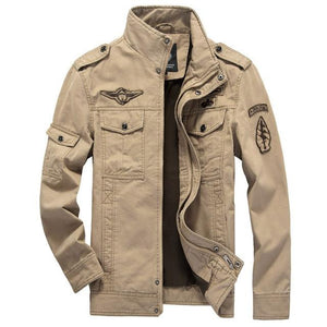 Cotton Military Jacket Men MA-1 Style Army Jackets Male Brand Slothing Mens Bomber Jackets Plus Size M-6XL - Trend Catalog