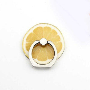 New Arrival Mobile Phone Holder Metal Finger Ring Holder Cute Lemon Fruits Phone Ring Holder Phone Stand Support - Trend Catalog