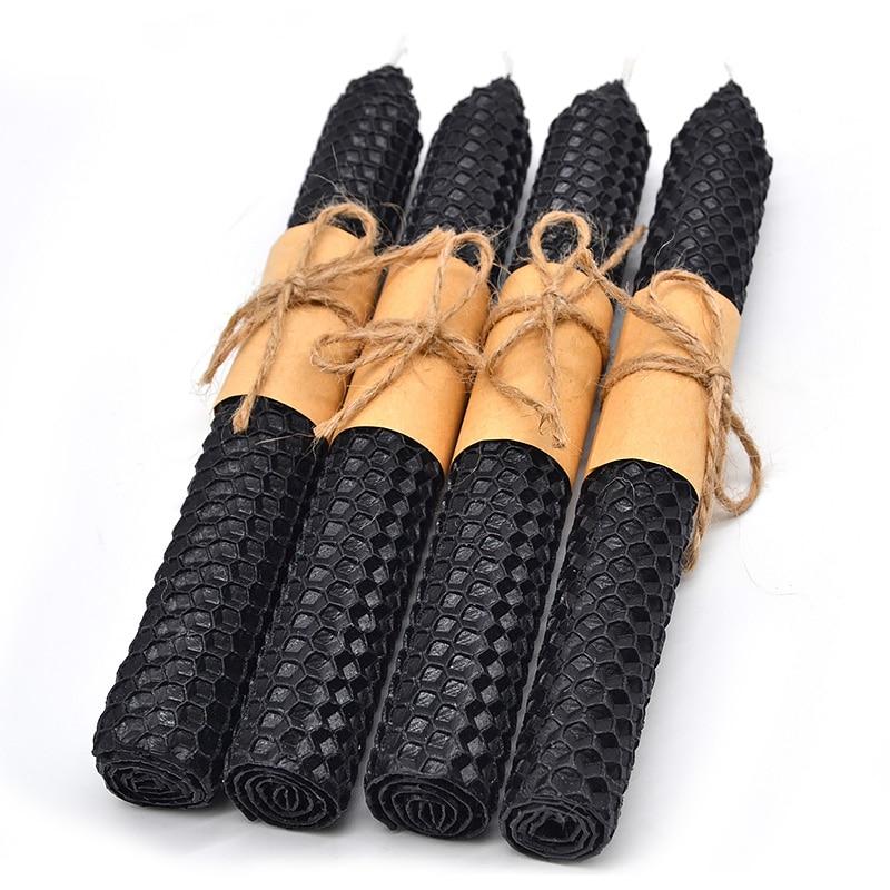Nordic Colorful Beeswax Candles Romantic Handmade Candlestick For Wedding Party Home Banquet Table Decoration Supplies 20cm - Trend Catalog