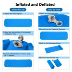 Outdoor mat camp inflatable sleeping mat self inflated mat Sleeping Pad Inflatable Air Cushion Camping with Pillow Air Mattress - Trend Catalog