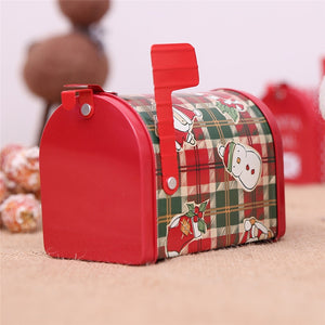 Christmas Decoration Supplies Christmas Candy Box Gift Box Craft Iron Storage Box Organizer Tin Box Mailbox Xmas Ornaments - Trend Catalog - 