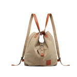 Canvas Women Shoulder Bags High Quality Multifunction Women Back Pack For Students School Travel Bags Large Capacity - Trend Catalog - 