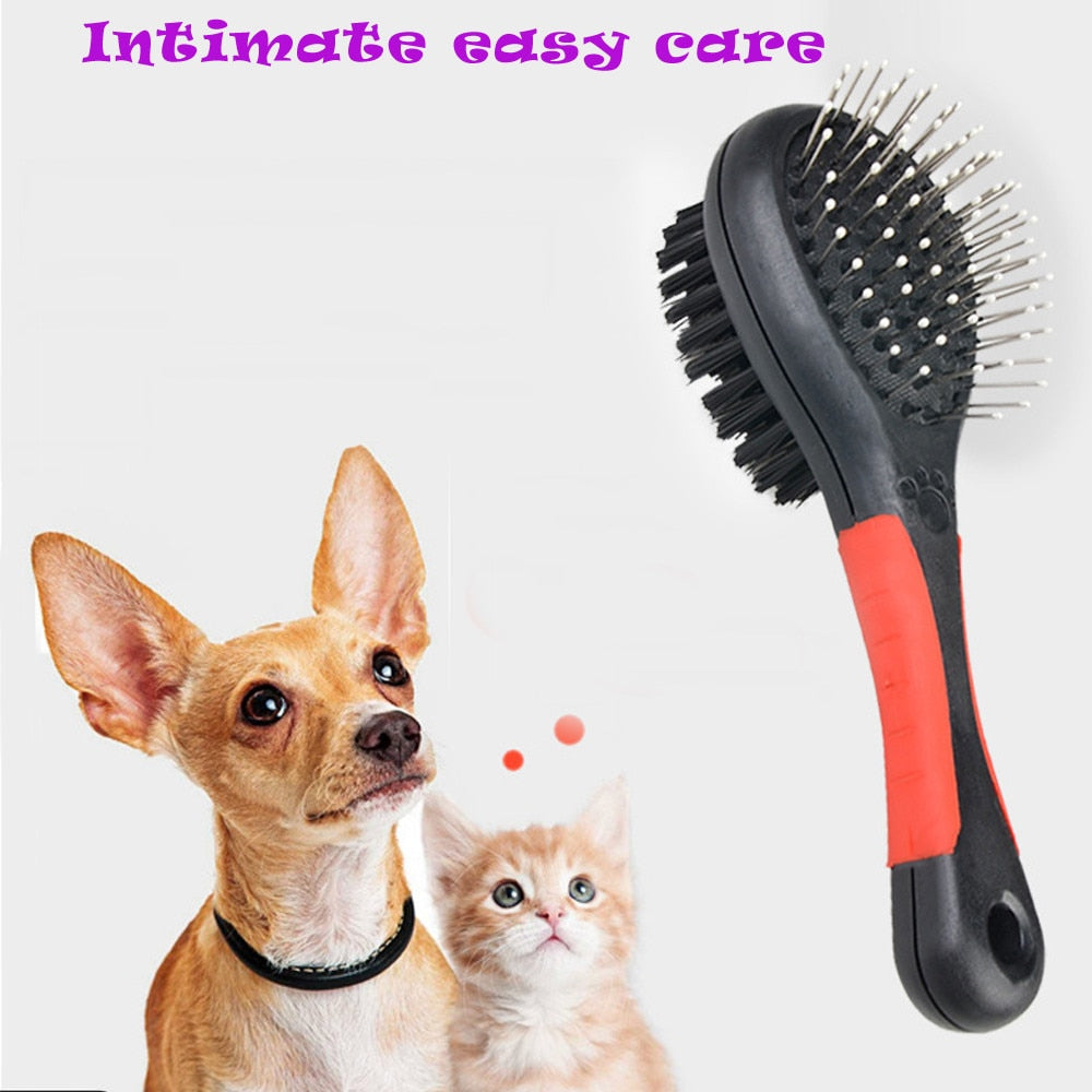 Pet Bath Massage Brush Gentle Double-sided Hair Convenience Brush