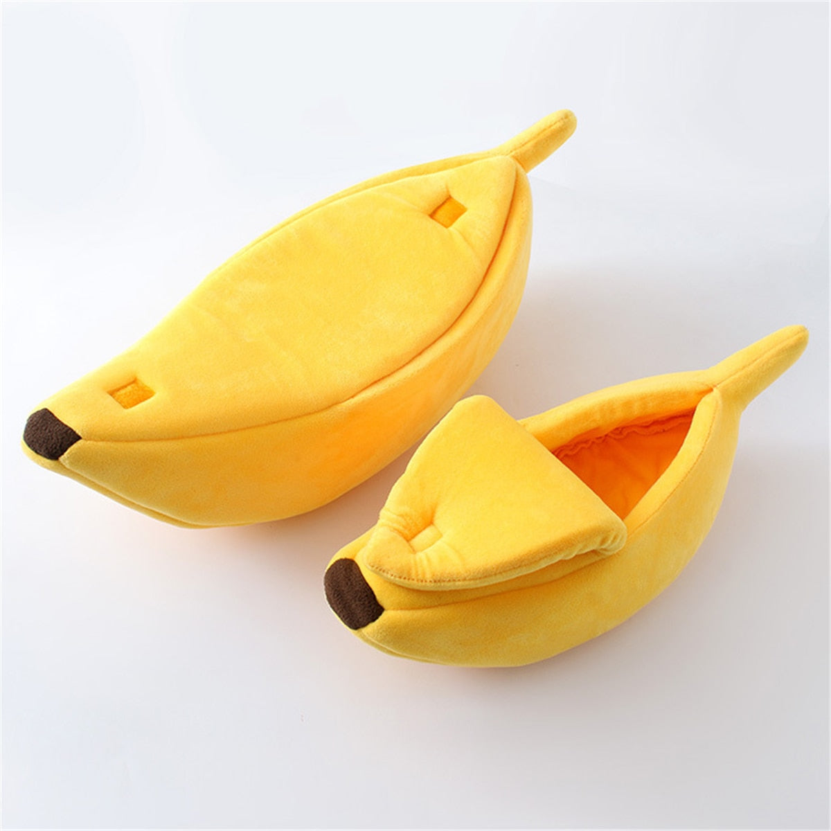 Banana Shape Pet Dog Cat Bed House Mat Durable Kennel Doggy Puppy Cushion Basket Warm Portable Dog Cat Supplies - Trend Catalog - 