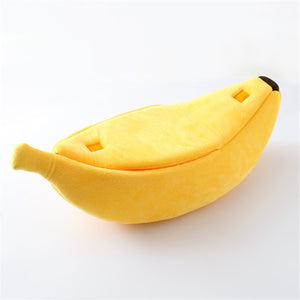 Banana Shape Pet Dog Cat Bed House Mat Durable Kennel Doggy Puppy Cushion Basket Warm Portable Dog Cat Supplies - Trend Catalog - 