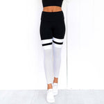 Women Fitness Leggings Casual Workout Pants Pencil Stretchy Trousers Gradient Legging Skinny Leggins Gothic Mesh Insert Leggings - Trend Catalog