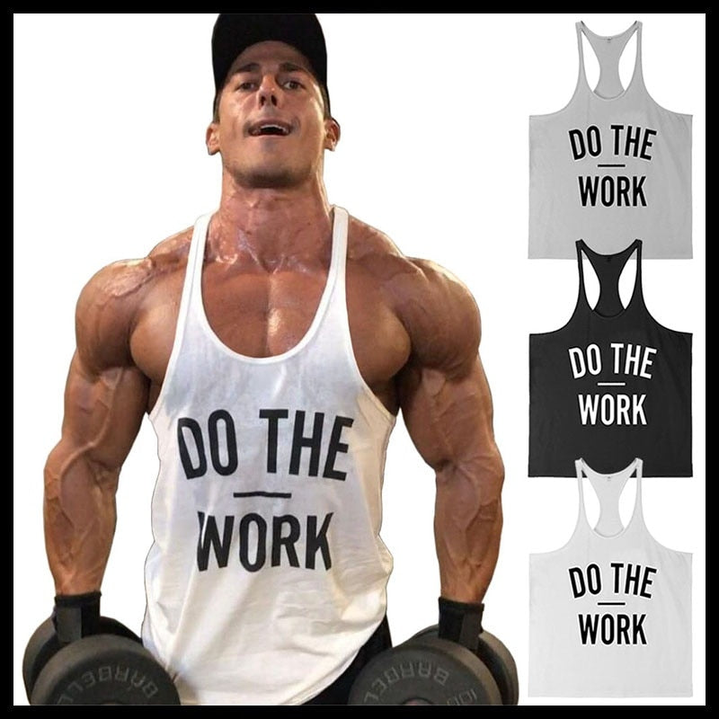 Men Muscle Gyms Workout Tank Tops Bodybuilding Y Back Sleeveless Vest Stringer Singlets Shirt Musclewear - Trend Catalog - 