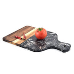 Marble and Acacia Wood Kitchen Chopping Board Non Slip Cutting Blocks Fruit Cheese Tools Knife Accessories Steak Pizza Tray - Trend Catalog - 