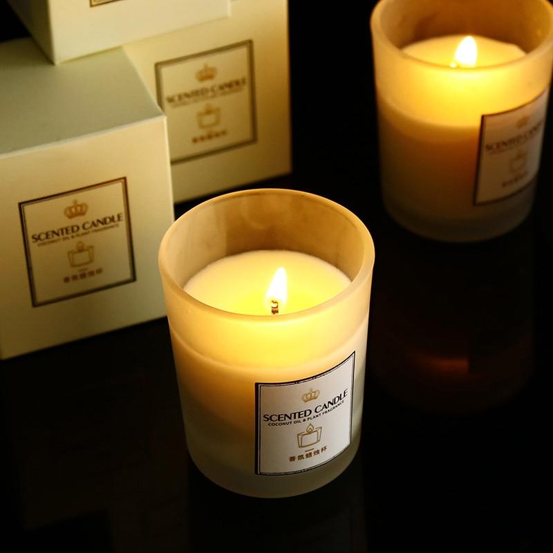 Nordic Scented Candles Lemon Lavender Rose Home Decoration Wedding Wax Candles - Trend Catalog
