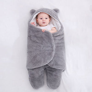 Baby Sleeping Bag Ultra-Soft Fluffy Fleece Newborn Receiving Blanket Infant Boys Girls ClothesSleeping Nursery Wrap Swaddle - Trend Catalog - 