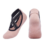 High Quality Bandage Yoga Socks/shoes Anti-Slip Towel Bottom Pilates Sock Breathable Quick-Dry Backless Barre Dance Socks - Trend Catalog - 