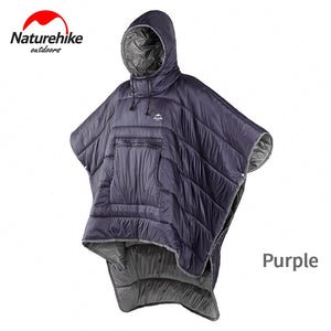 Naturehike Lazy Sleeping Bag Cloak Style Unisex Waterproof Portable Outdoor Camping Warm Sleeping Quilt Winter Travel Poncho - Trend Catalog - 