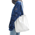 High Capacity Women Corduroy Tote Ladies Casual Shoulder Bag Foldable Reusable Shopping Beach Bag - Trend Catalog