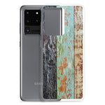 Blue wood weathered Samsung Phone Case - Trend Catalog - Wood panel Phone case