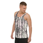 Pink Tone, Animal Print Unisex Tank Top - Trend Catalog