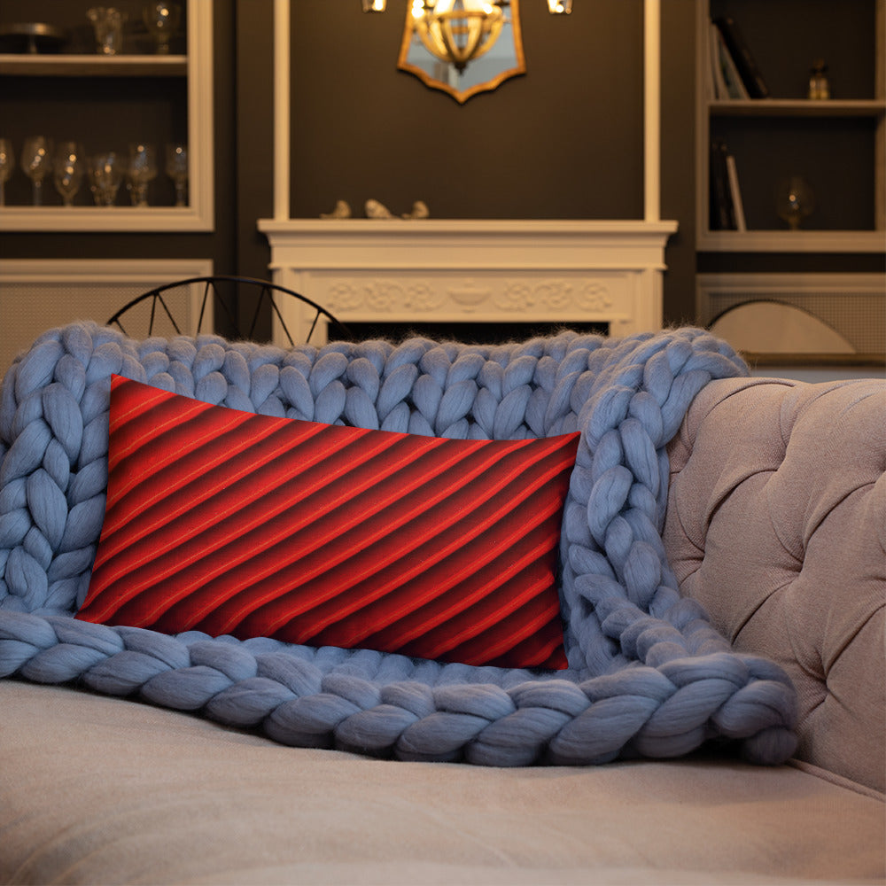 Red Stripe Premium Pillow - Trend Catalog - 