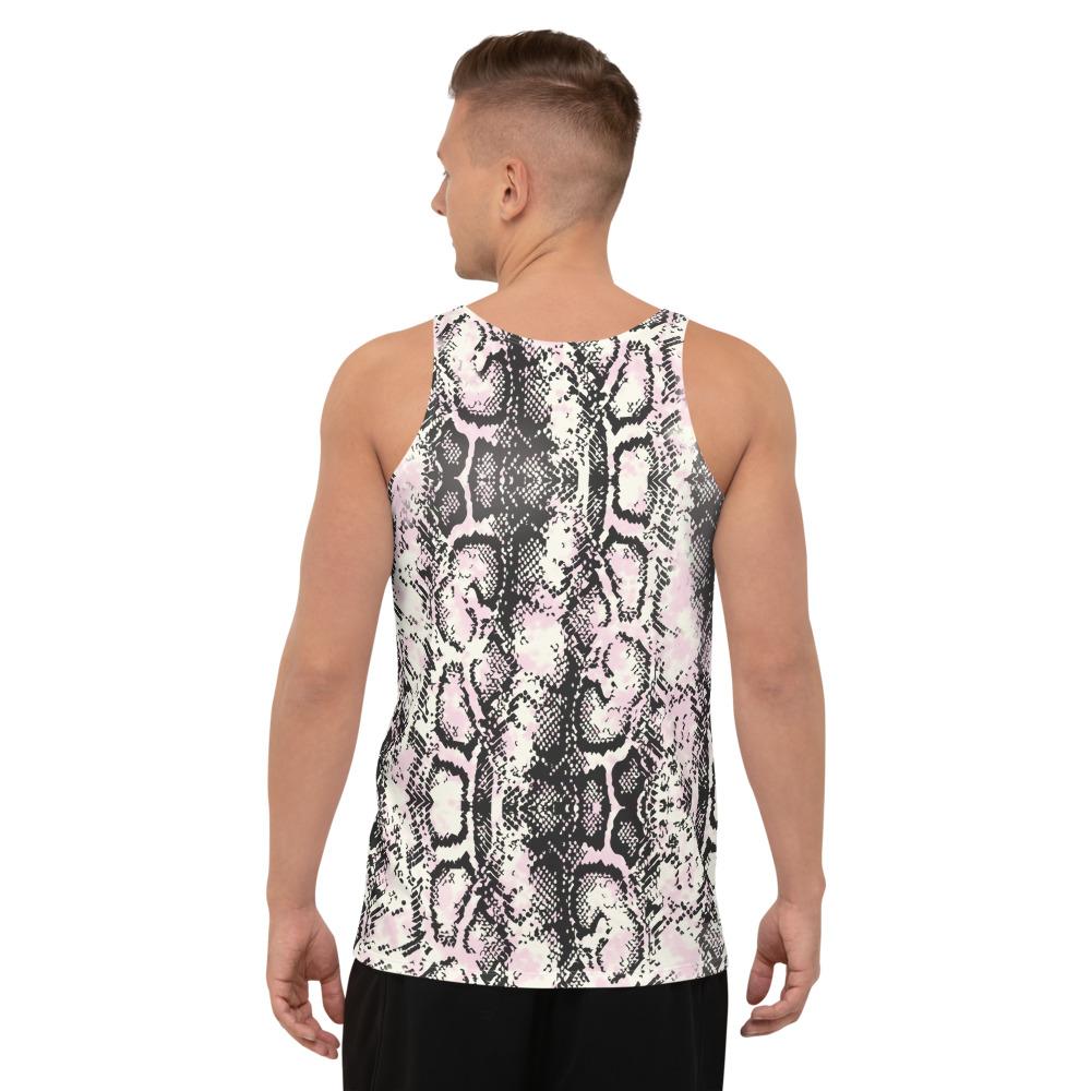 Pink Tone, Animal Print Unisex Tank Top - Trend Catalog