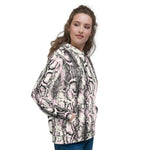 Pink Tone, Animal Print Unisex Hoodie - Trend Catalog