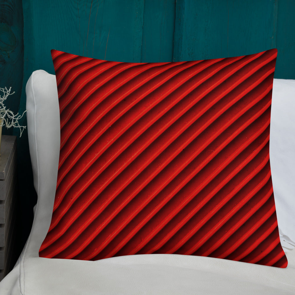 Red Stripe Premium Pillow - Trend Catalog - 