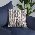 Pink Tone Animal Print Basic Pillow - Trend Catalog