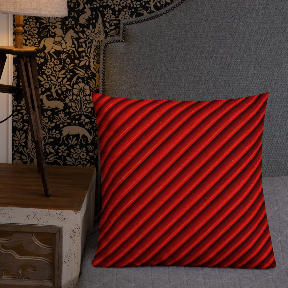 Red Stripe Premium Pillow - Trend Catalog - 