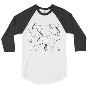 Marble 3/4 sleeve raglan T Shirt - Trend Catalog - 