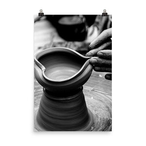 Ghost potters wheel heart Poster - Trend Catalog - 