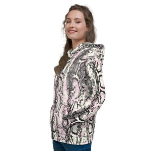 Pink Tone, Animal Print Unisex Hoodie - Trend Catalog