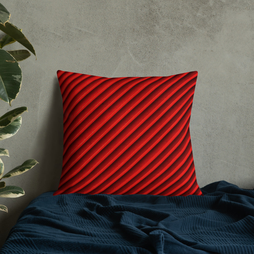 Red Stripe Premium Pillow - Trend Catalog - 