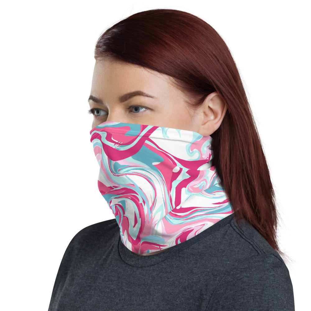 Ppink swirls Neck Gaiter - Trend Catalog - 