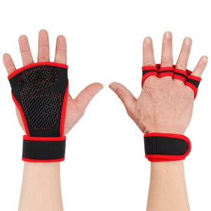 New 1 Pair Weight Lifting Training Gloves Women Men Fitness Sports Body Building Gymnastics Grips Gym Hand Palm Protector Gloves - Trend Catalog - 