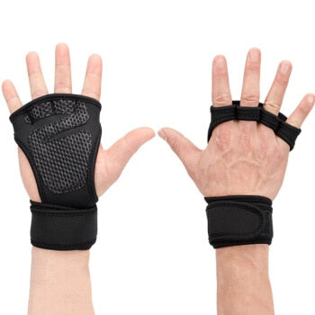 New 1 Pair Weight Lifting Training Gloves Women Men Fitness Sports
