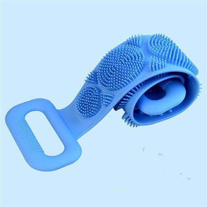 Magic Silicone Brushes Bath Towels Rubbing Back Mud Peeling Body Massage Shower Extended Scrubber Skin Clean Shower Brushes - Trend Catalog - 