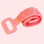 Magic Silicone Brushes Bath Towels Rubbing Back Mud Peeling Body Massage Shower Extended Scrubber Skin Clean Shower Brushes - Trend Catalog - 