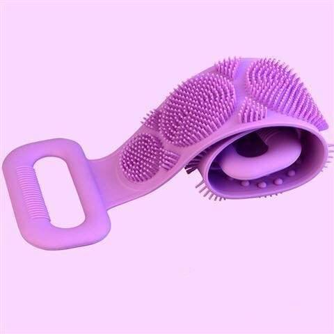 Magic Silicone Brushes Bath Towels Rubbing Back Mud Peeling Body Massage Shower Extended Scrubber Skin Clean Shower Brushes - Trend Catalog - 