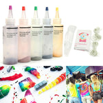Non Toxic Fabric Tie Dye Kit Permanent Paint Party Supplies Accessories Textile Craft Colorful With Gloves One Step Making Art - Trend Catalog - 