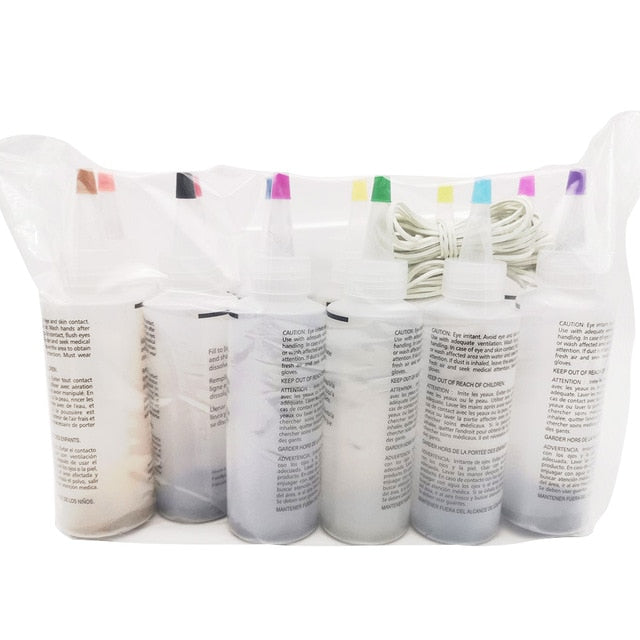 Non Toxic Fabric Tie Dye Kit Permanent Paint Party Supplies Accessories Textile Craft Colorful With Gloves One Step Making Art - Trend Catalog - 