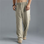 Fashion Men Wide Leg Pants Bruce Lee Chinese Style Traditional Kung Fu Wushu Linen Trousers Viking Pirate Bottoms Tang Clothes - Trend Catalog - 