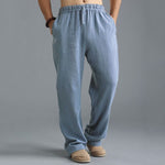 Fashion Men Wide Leg Pants Bruce Lee Chinese Style Traditional Kung Fu Wushu Linen Trousers Viking Pirate Bottoms Tang Clothes - Trend Catalog - 