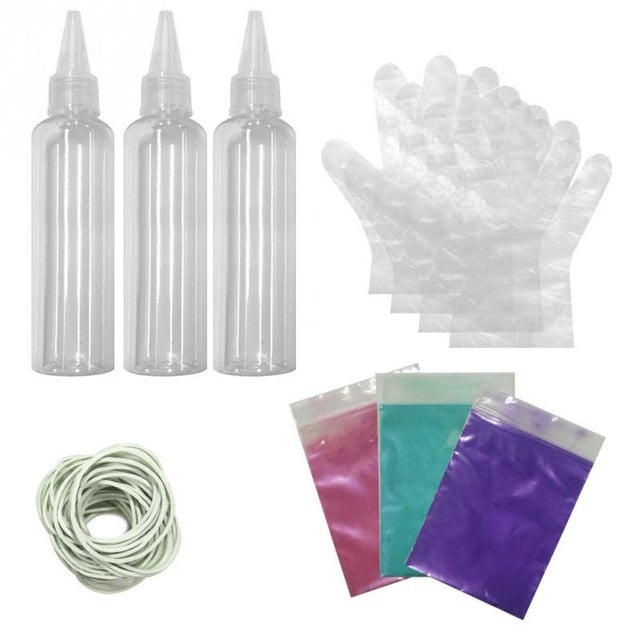Non Toxic Fabric Tie Dye Kit Permanent Paint Party Supplies Accessories Textile Craft Colorful With Gloves One Step Making Art - Trend Catalog - 
