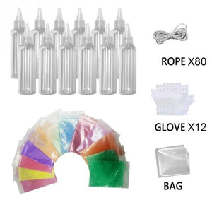 Non Toxic Fabric Tie Dye Kit Permanent Paint Party Supplies Accessories Textile Craft Colorful With Gloves One Step Making Art - Trend Catalog - 
