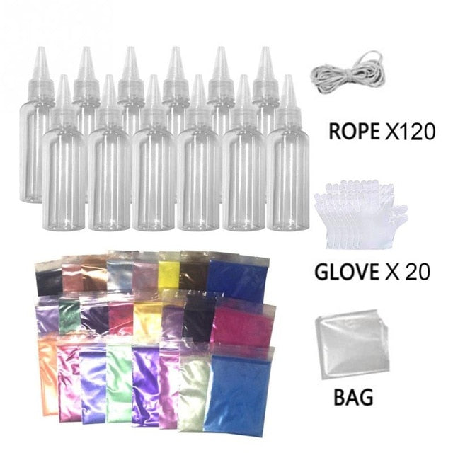 Non Toxic Fabric Tie Dye Kit Permanent Paint Party Supplies Accessories Textile Craft Colorful With Gloves One Step Making Art - Trend Catalog - 